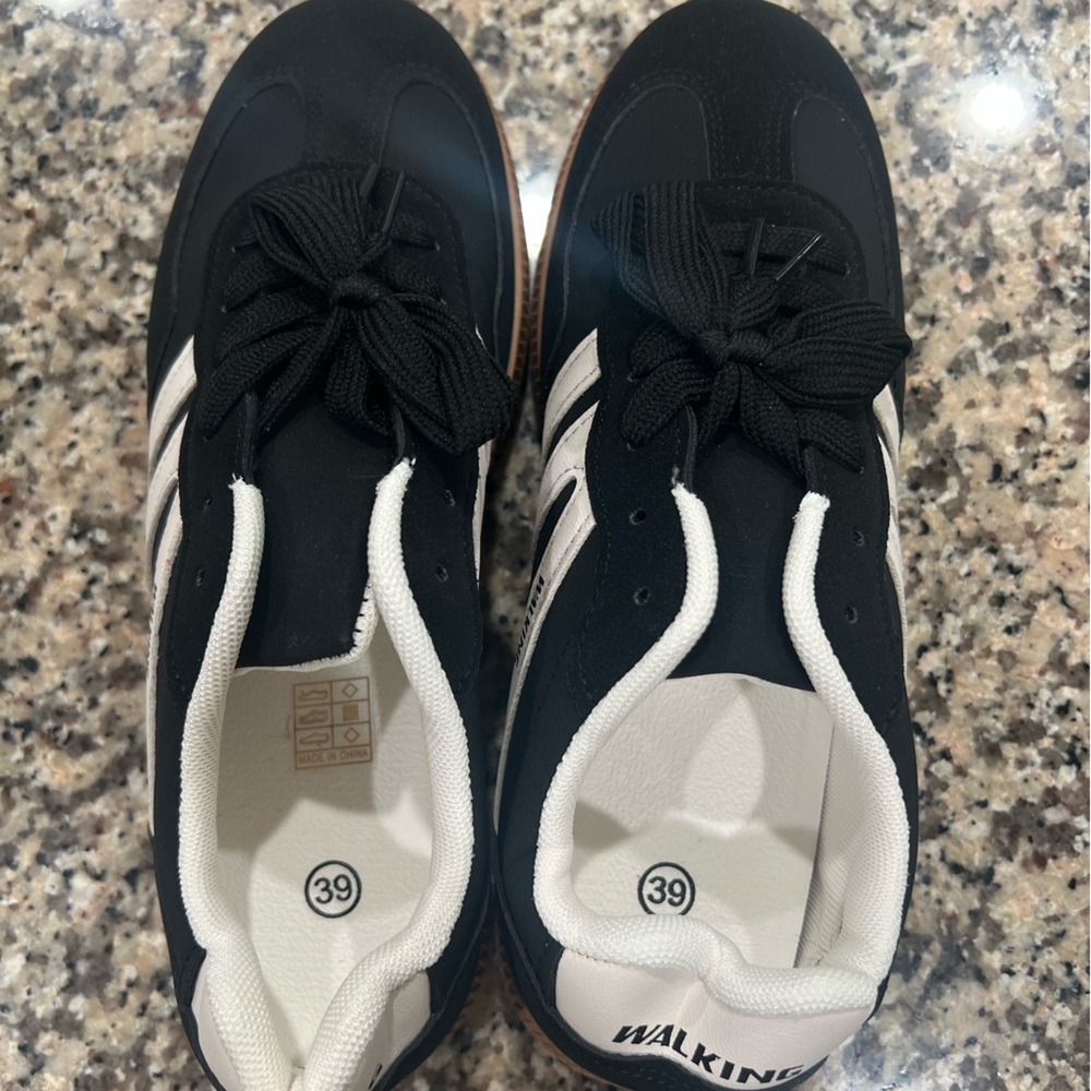 Black and White Sneakers
